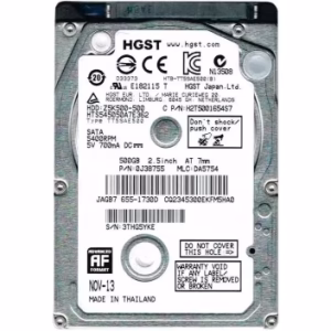 هارد لپ تاپی اینترنال اچ جی اس تی HGST ظرفیت 320 گیگابایت سایز ۲.۵ اینچ استوک اورجینال